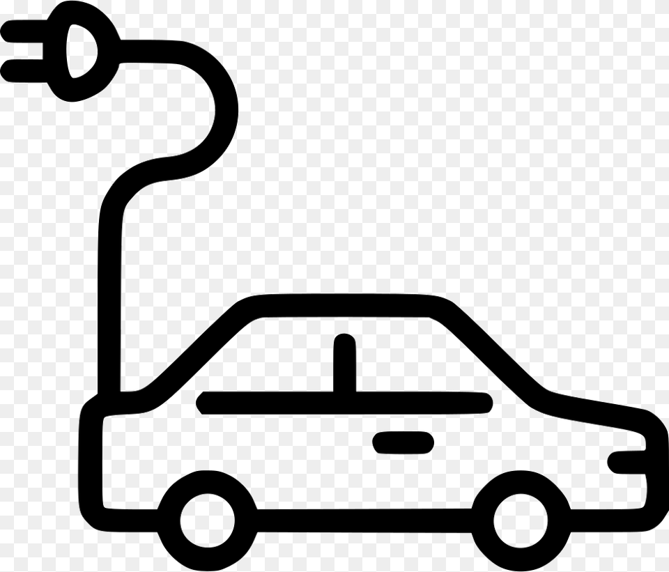 Electric Car, Plant, Device, Grass, Lawn Png Image