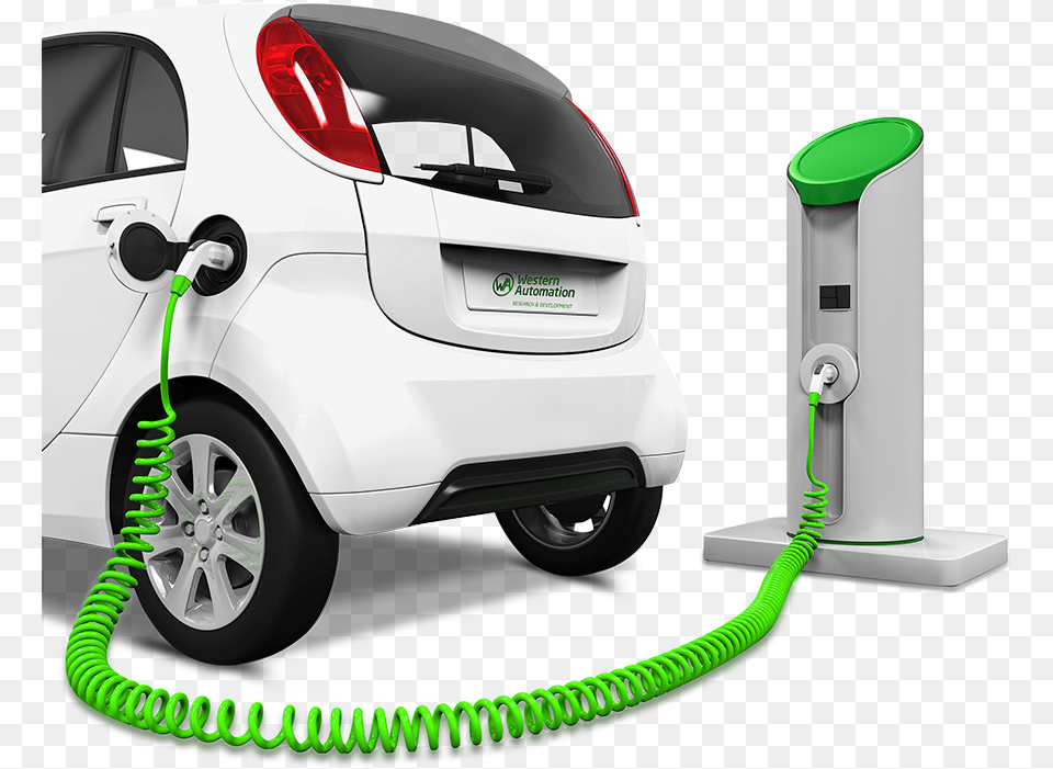 Electric Car Electric Vehicle Battery Charging, Machine, Transportation, Wheel Png Image