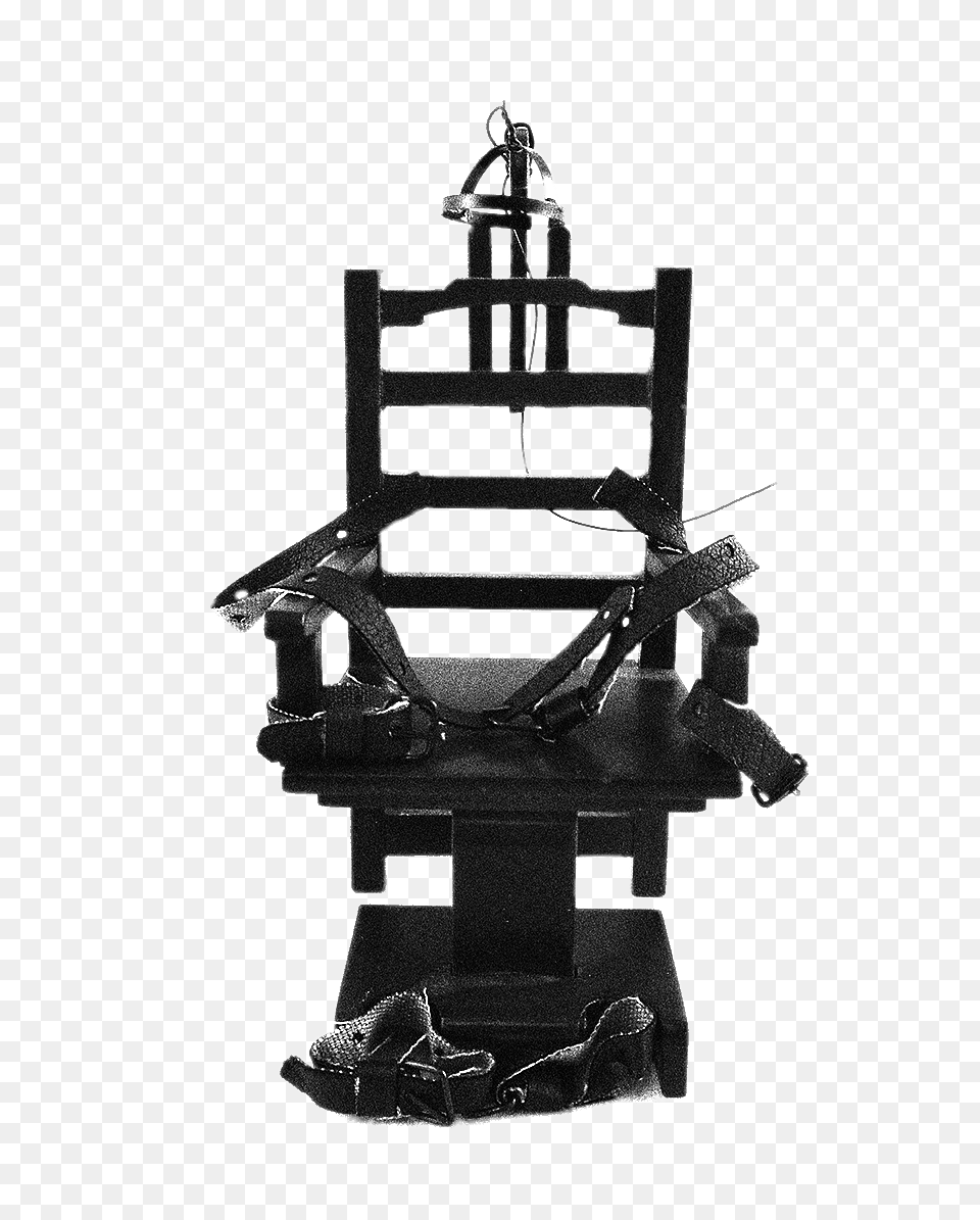 Electric Chair Black And White Photo, Furniture, E-scooter, Transportation, Vehicle Free Png Download
