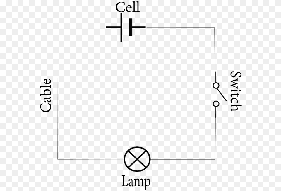 Electric Current Wiring Diagram, Gray Png