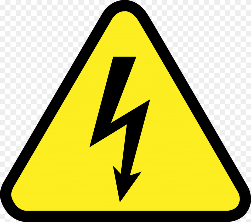 Electric Danger Sign, Symbol, Road Sign Free Png