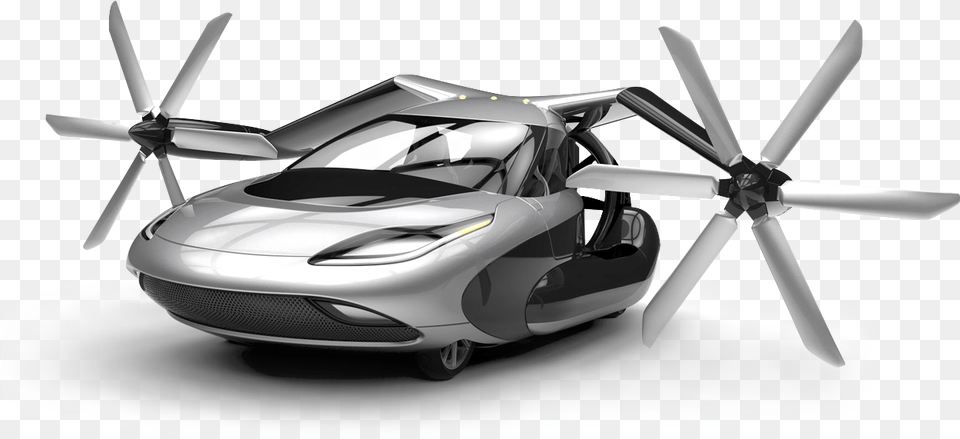 Electric Flying Car Tf X Future Flying Car, Machine, Wheel, Aircraft, Vehicle Free Transparent Png