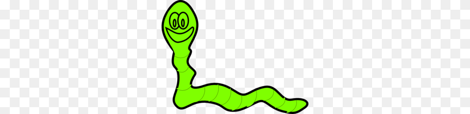 Electric Green Worm Clip Art, Animal, Reptile, Smoke Pipe, Snake Free Png Download