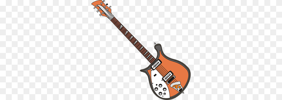 Electric Guitar Musical Instrument, Bass Guitar Png