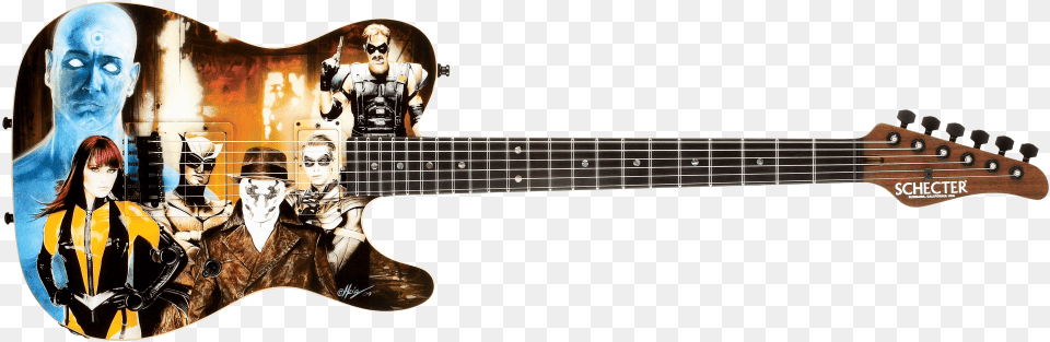 Electric Guitar, Bass Guitar, Musical Instrument, Adult, Person Free Transparent Png