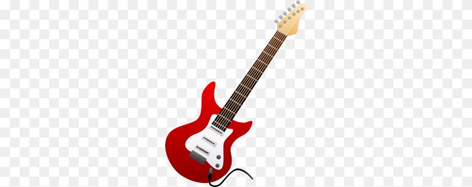 Electric Guitar In Monochrome Clip Art, Electric Guitar, Musical Instrument, Bass Guitar Free Png