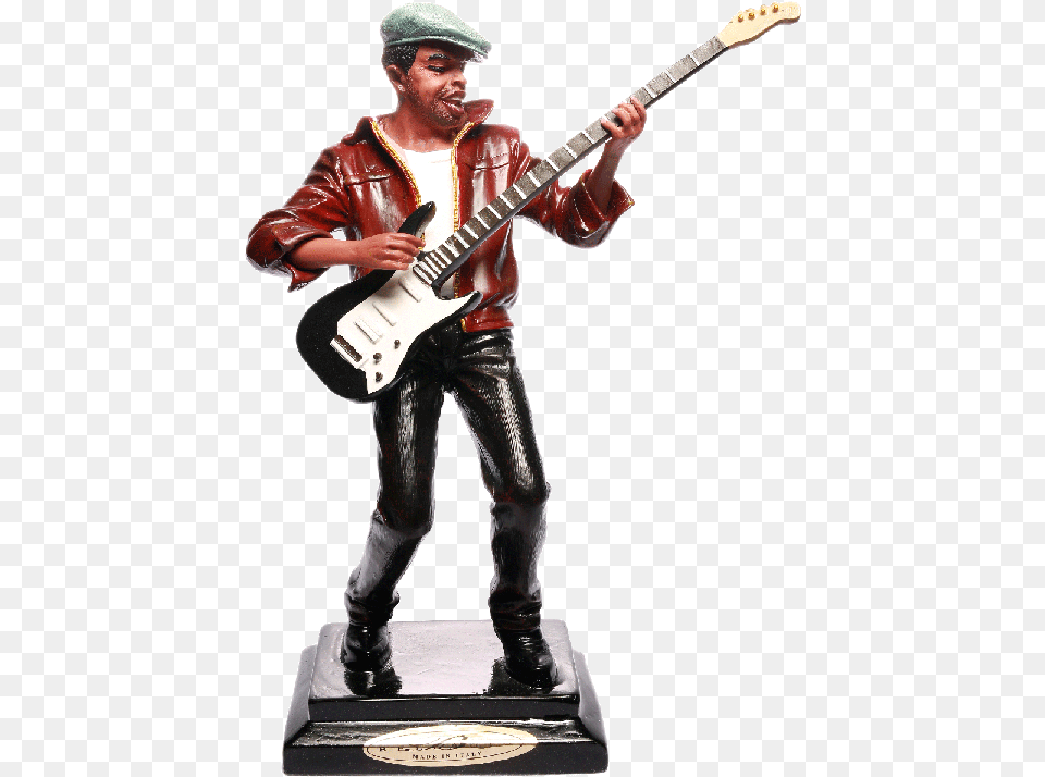 Electric Guitar Player Music Figure Figurine Musicians Action Figure, Adult, Musical Instrument, Man, Male Free Png Download