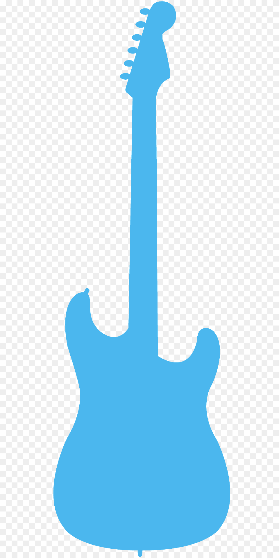 Electric Guitar Silhouette, Musical Instrument, Bass Guitar Png