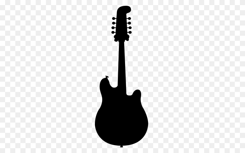 Electric Guitar Silhouette Clip Art Magic Hand Ipad Wallpaper, Gray Free Transparent Png