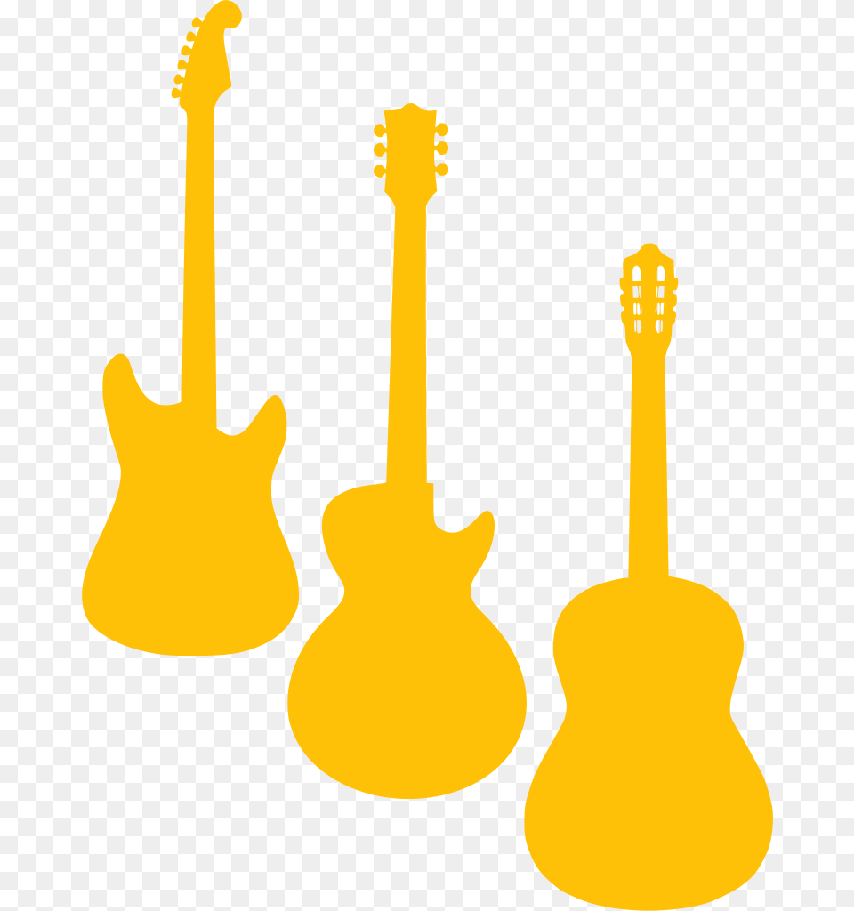 Electric Guitar Silhouette Clipart Download Guitar Free Png