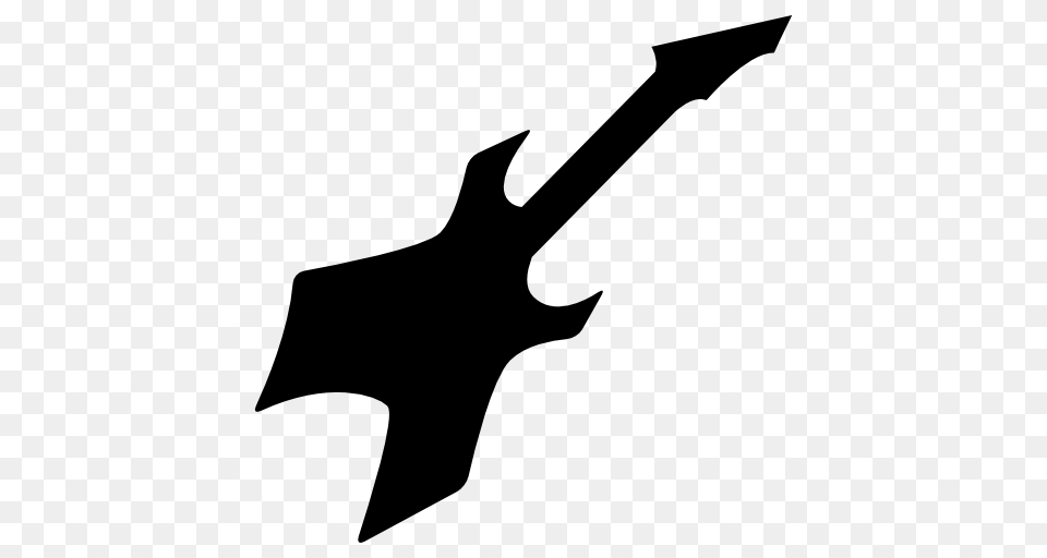 Electric Guitar Silhouette Free Vector Icons Designed, Weapon, Stencil, Musical Instrument, Animal Png Image