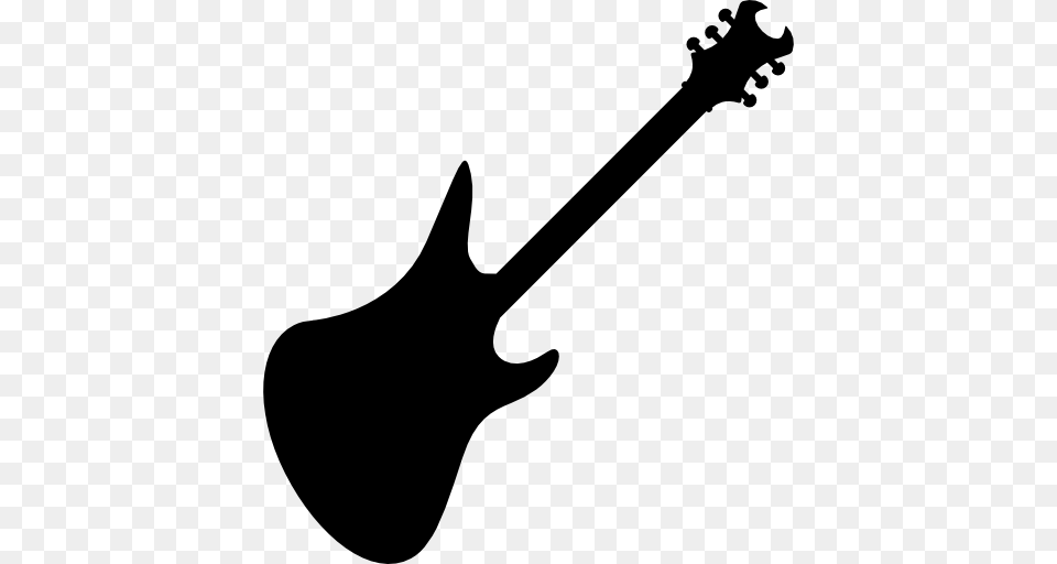 Electric Guitar Variant Silhouette, Musical Instrument, Smoke Pipe, Bass Guitar, Stencil Png