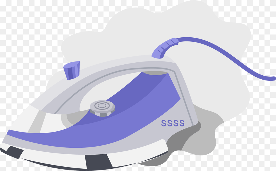 Electric Iron Steam Purple Metal And Vector Clothes Iron, Appliance, Device, Electrical Device, Clothes Iron Free Transparent Png