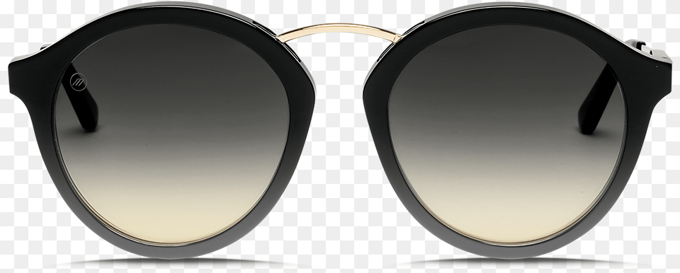 Electric Mixtape Sunglasses Gloss Blackohm Black Gradient Circle, Accessories, Glasses Png Image
