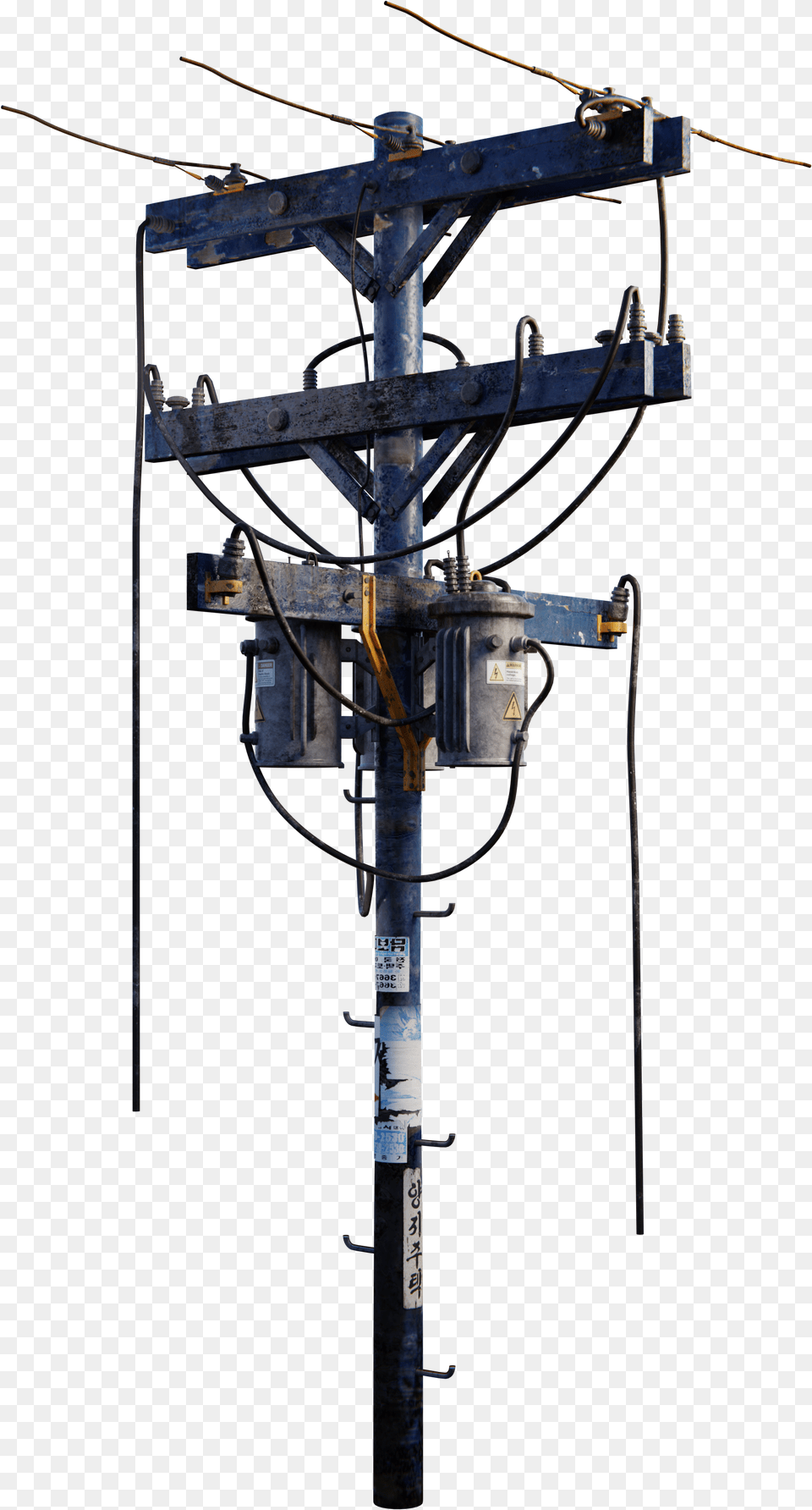 Electric Pole, Utility Pole, Cable Free Png Download