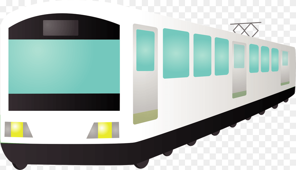 Electric Train Clipart, Railway, Transportation, Vehicle Png