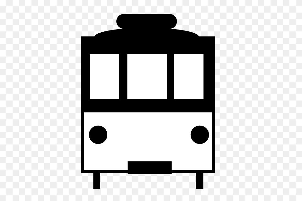 Electric Train Icon Mark Illustration, Stencil Png Image