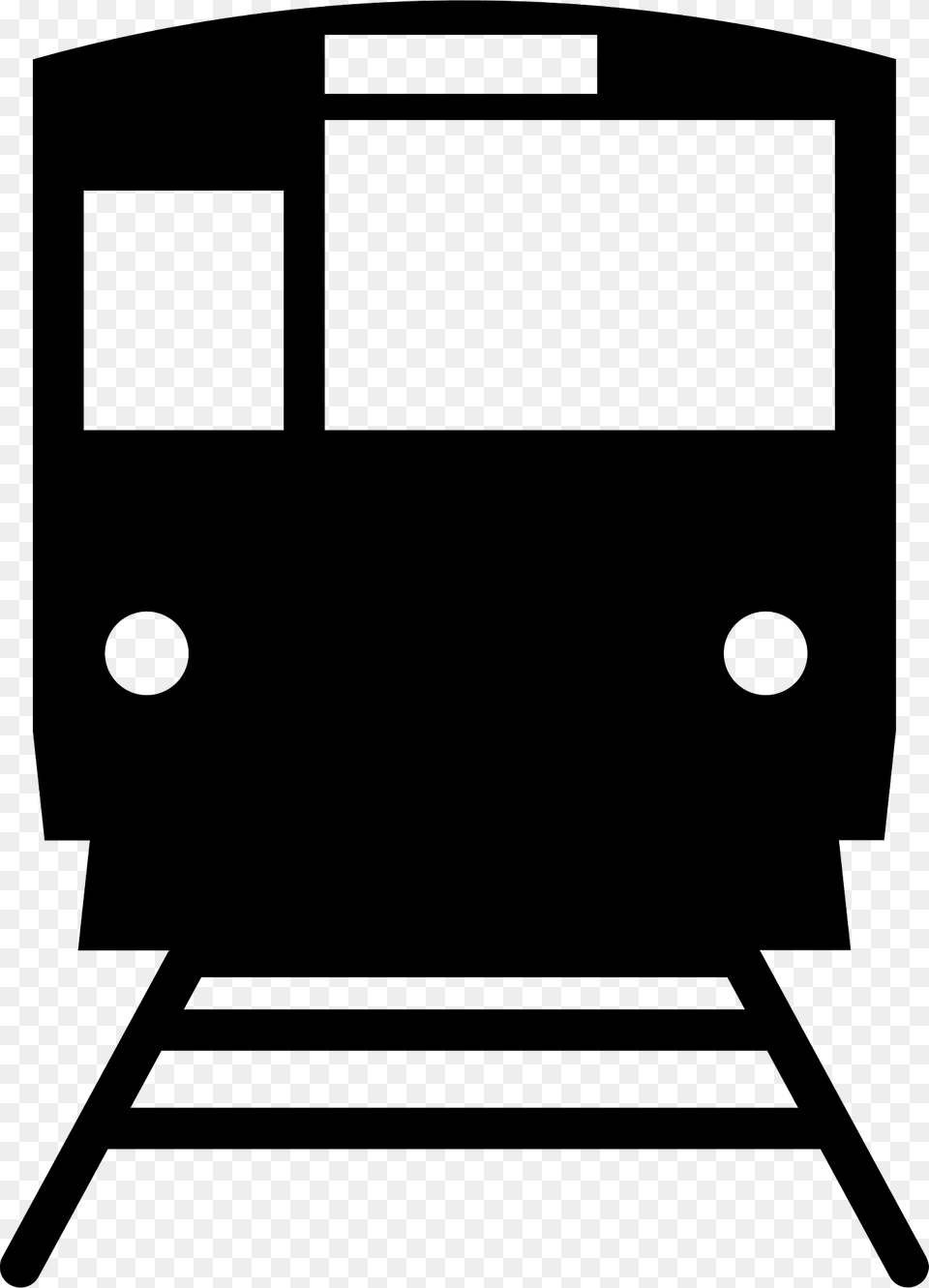 Electric Train Silhouette Clipart, Transportation, Vehicle, Mailbox Free Png