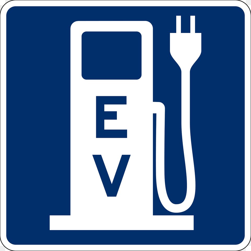 Electric Vehiclecharging Station Sign In United States Clipart, Machine, Gas Pump, Pump Free Png Download