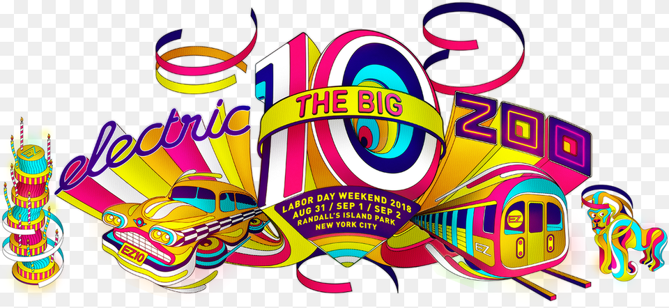 Electric Zoo 2018 Lineup, Art, Graphics, Advertisement, Baby Free Transparent Png