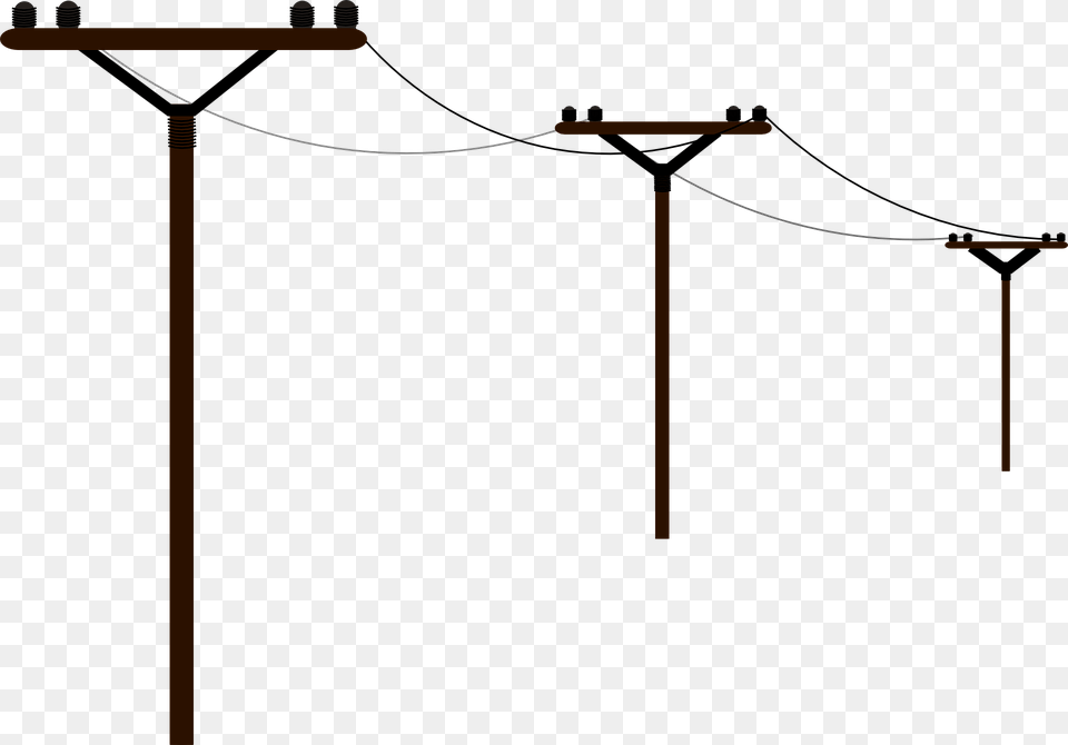 Electrical Clipart Electricity Power Lines Clip Art, Utility Pole Free Png Download