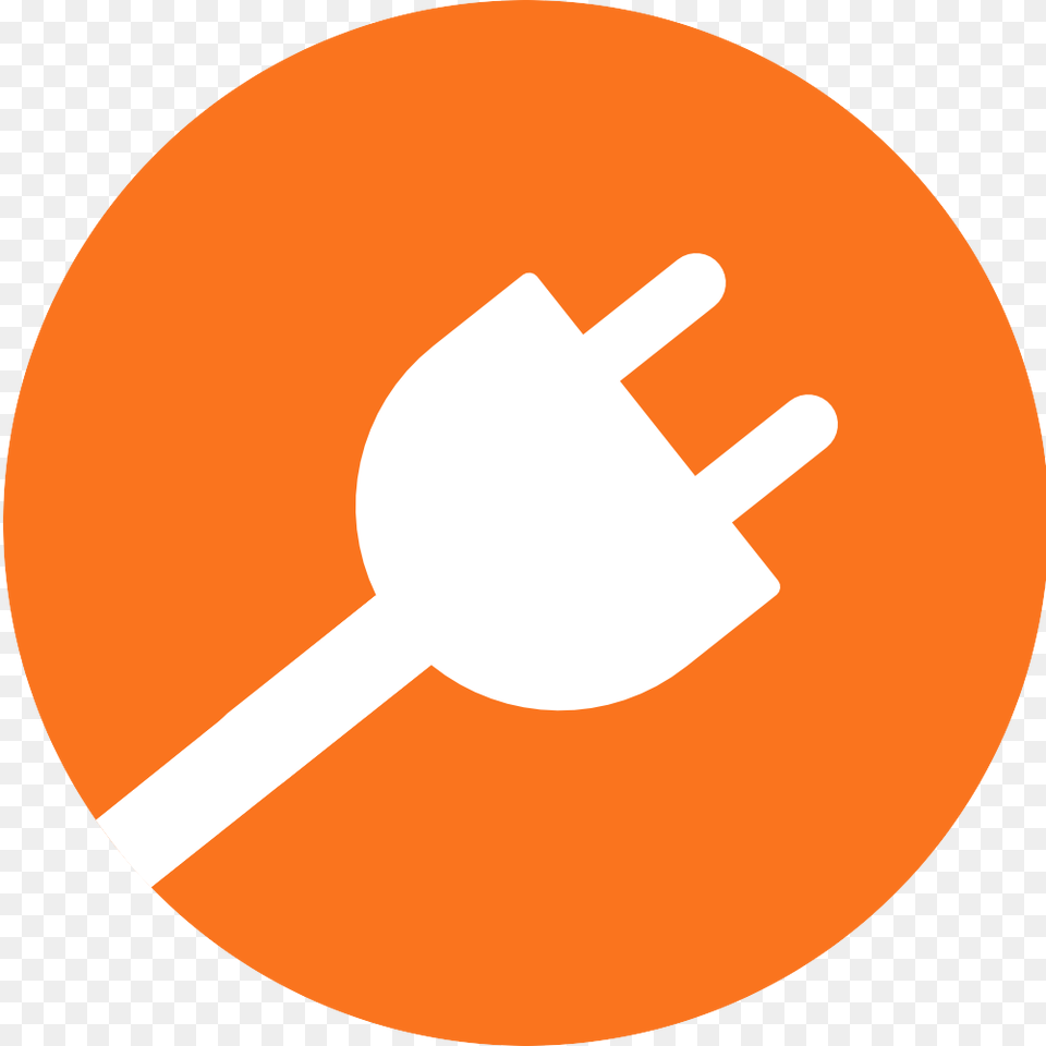 Electrical Clipart Wall Outlet Orange Magnifying Glass Icon, Adapter, Electronics, Plug, Disk Free Png Download