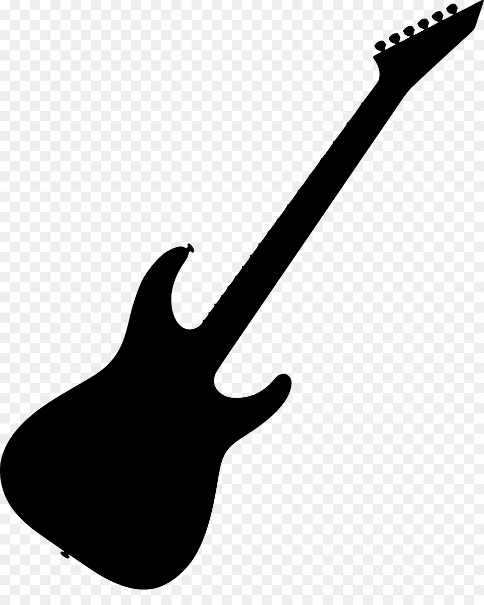 Electrical Guitar Silhouette, Musical Instrument, Electric Guitar Free Png Download