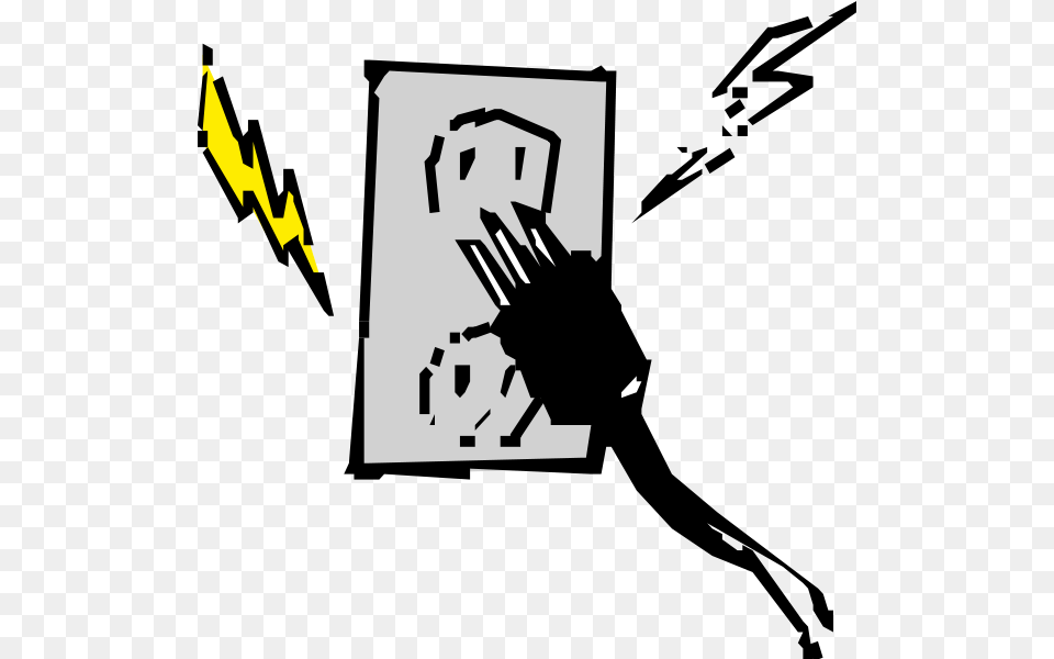 Electrical Outlet And Plug Clipart, Cutlery, Fork, Body Part, Hand Free Png Download