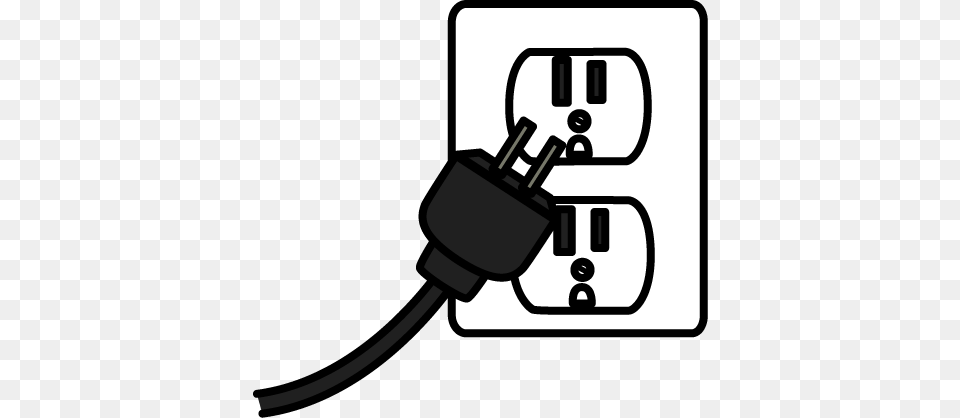 Electrical Plug Clip Art From Mycutegraphics Graphics, Adapter, Electronics, Electrical Device, Electrical Outlet Png Image