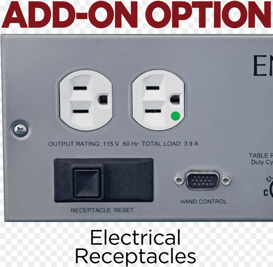 Electrical Receptacles Add On, Electrical Device, Switch, Electrical Outlet Png Image