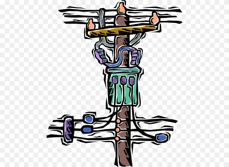 Electrical Transformer On Telephone Pole, Baby, Person, Art Free Png Download