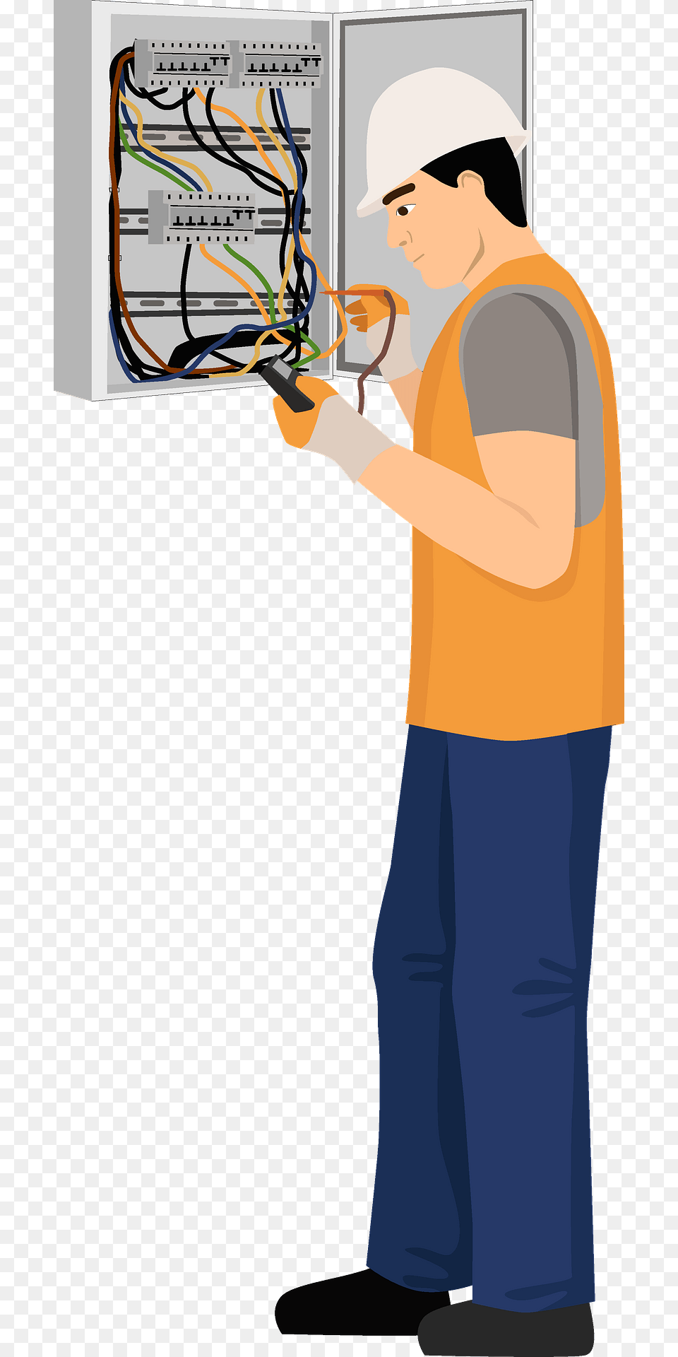 Electrician Clipart, Wiring, Person, Worker, Face Free Transparent Png