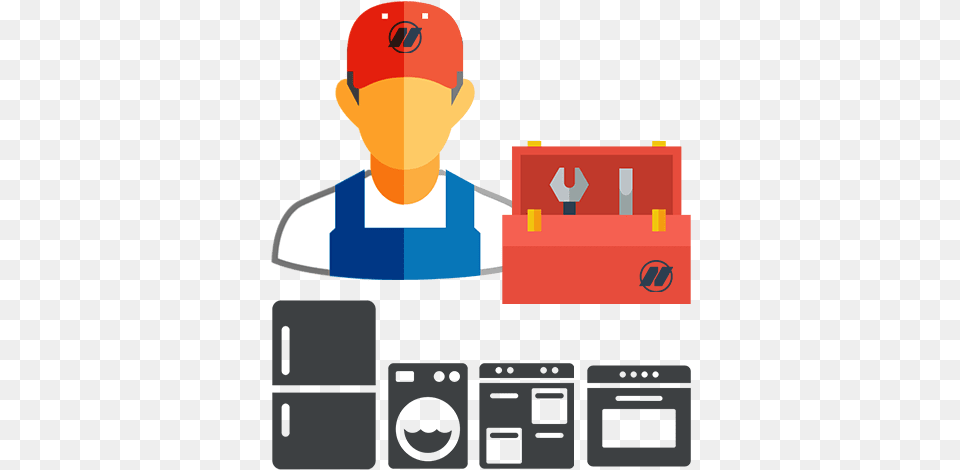 Electrician Clipart Fridge Repair Washing Machine Parts Icon, Baseball Cap, Cap, Clothing, Hat Png