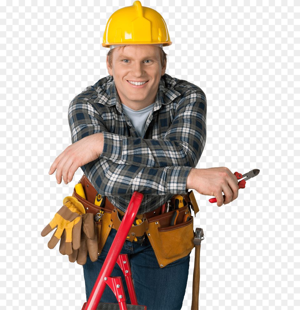 Electrician Smiling, Worker, Person, Helmet, Hardhat Png