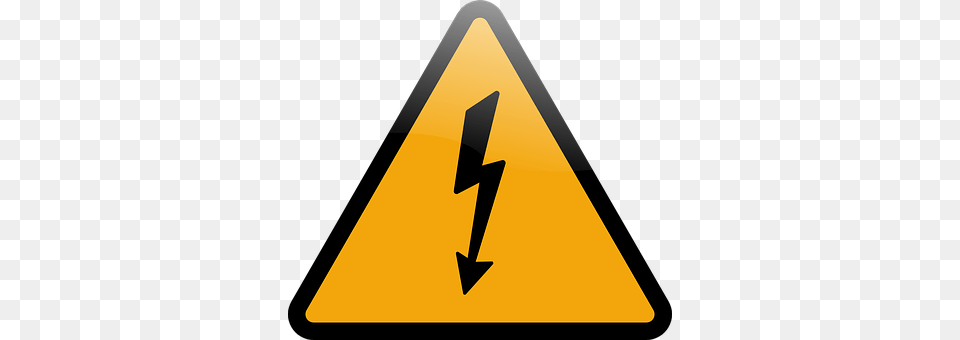 Electricity Sign, Symbol, Road Sign Png Image