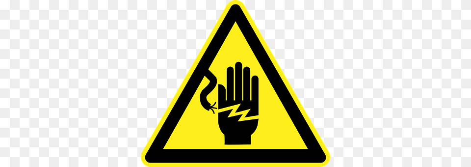 Electricity Sign, Symbol, Road Sign Png