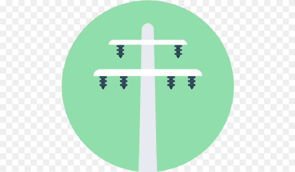 Electricity Cross, Utility Pole, Cable, Power Lines, Electric Transmission Tower Free Transparent Png
