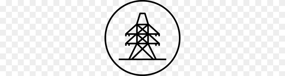 Electricity Derrick Energy Industry Power Electric Rig, Gray Free Transparent Png