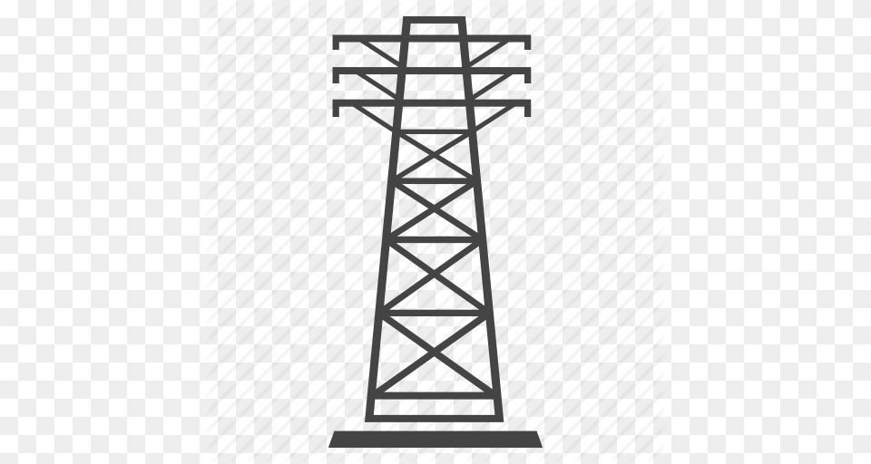 Electricity Energy High Line Power Tower Transmission, Cable, Power Lines, Electric Transmission Tower Free Png