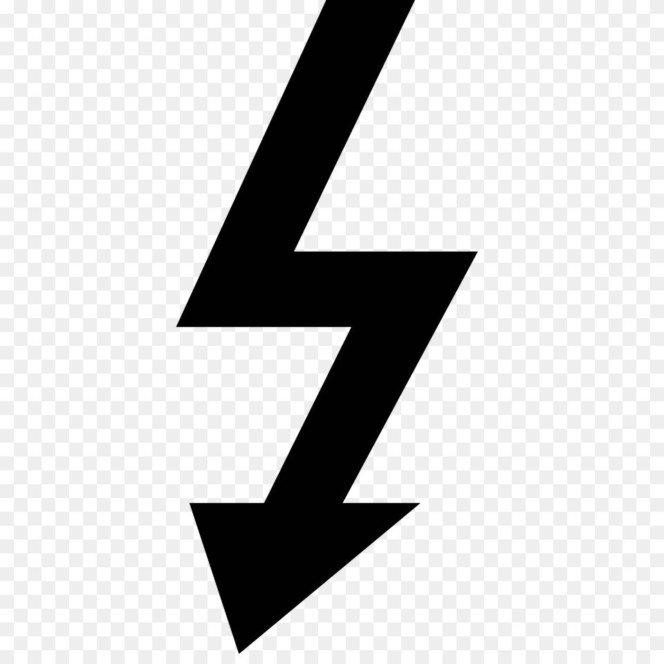 Electricity Icon, Gray Free Png