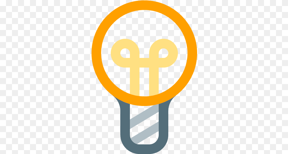 Electricity Idea Lamp Light Lightbulb Lighting Icon Bitsies, Person, Symbol Free Png