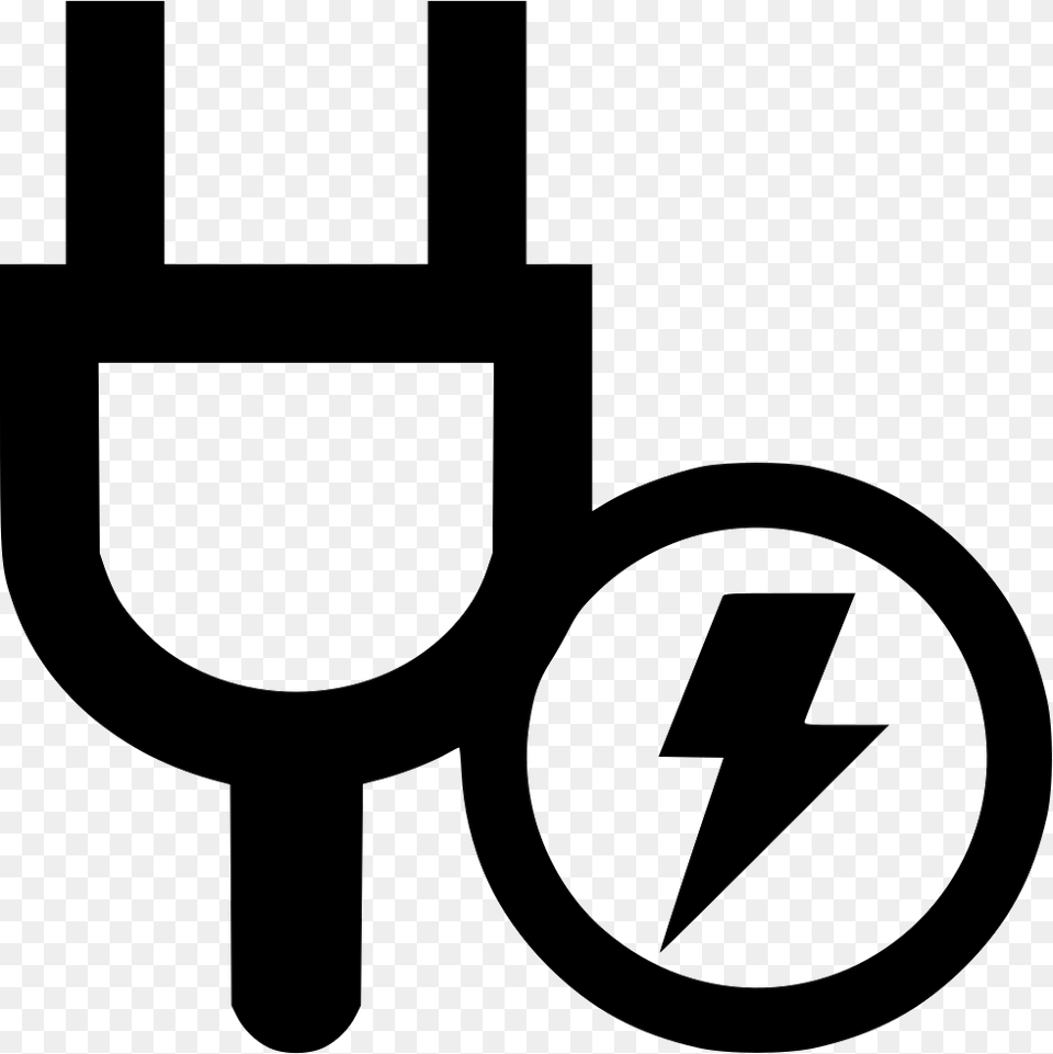 Electricity Power Charge Full Icon Download, Sign, Symbol, Cross Png