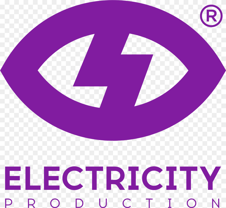Electricity Production Circle, Logo, Purple, Symbol, Astronomy Png
