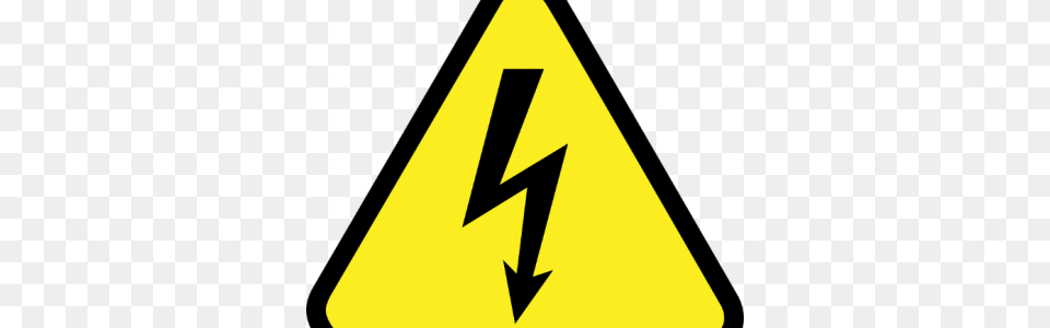 Electricity Safety Clipart Clip Art Images, Sign, Symbol, Road Sign Free Transparent Png