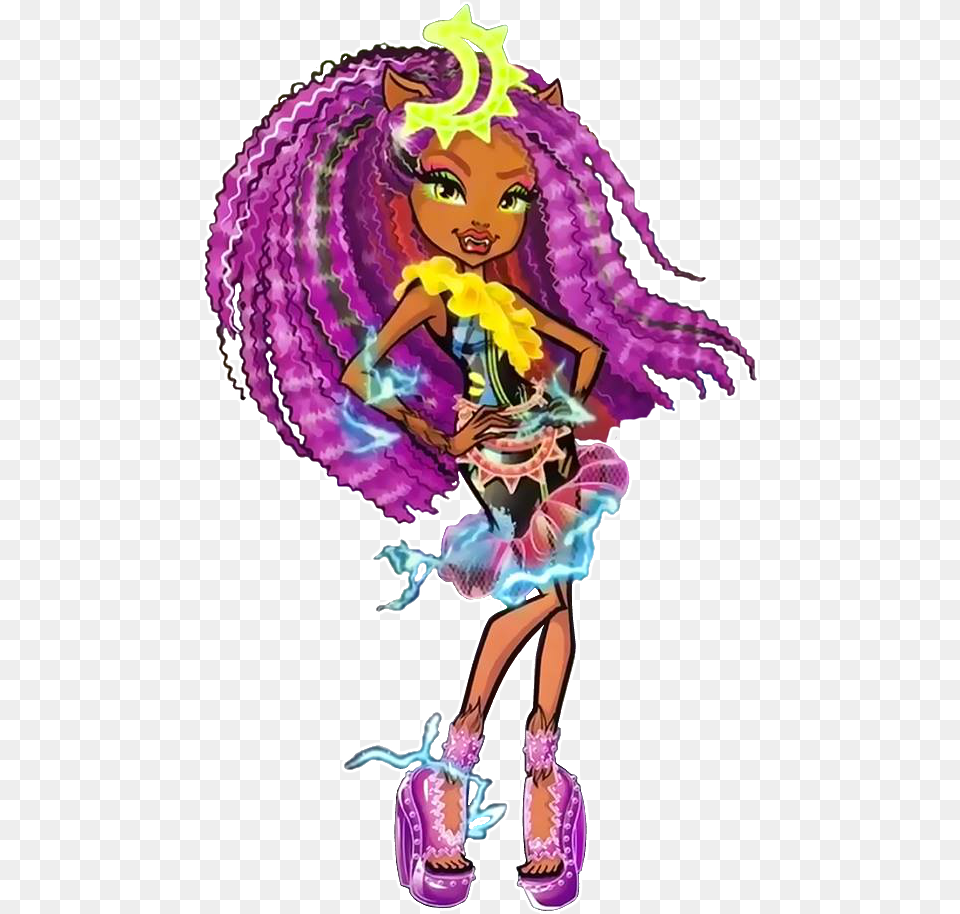 Electrified Monster High Characters, Book, Comics, Publication, Purple Png