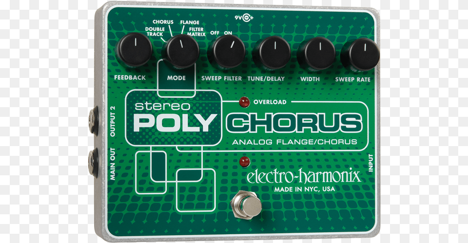 Electro Harmonix Polychorus Electro Harmonix Stereo Poly Chorus, Electrical Device, Switch, Electronics Free Png Download