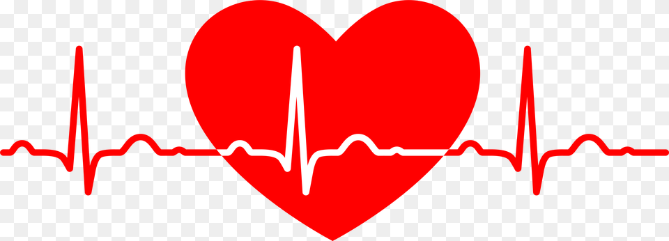 Electrocardiography Heart Rate Medicine Clip Art Heart With A Heartbeat, Food, Ketchup Free Transparent Png