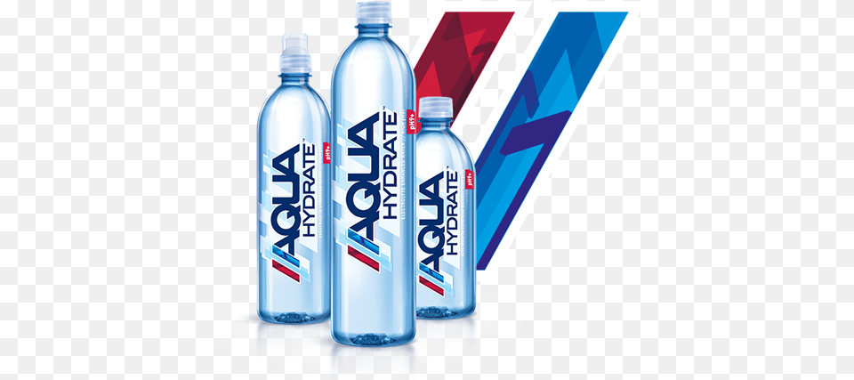 Electrolyte Enhanced Ph9 Supercharged Aquahydrate Aquahydrate Electrolyte Enhanced Water, Bottle, Water Bottle, Beverage, Mineral Water Free Png Download