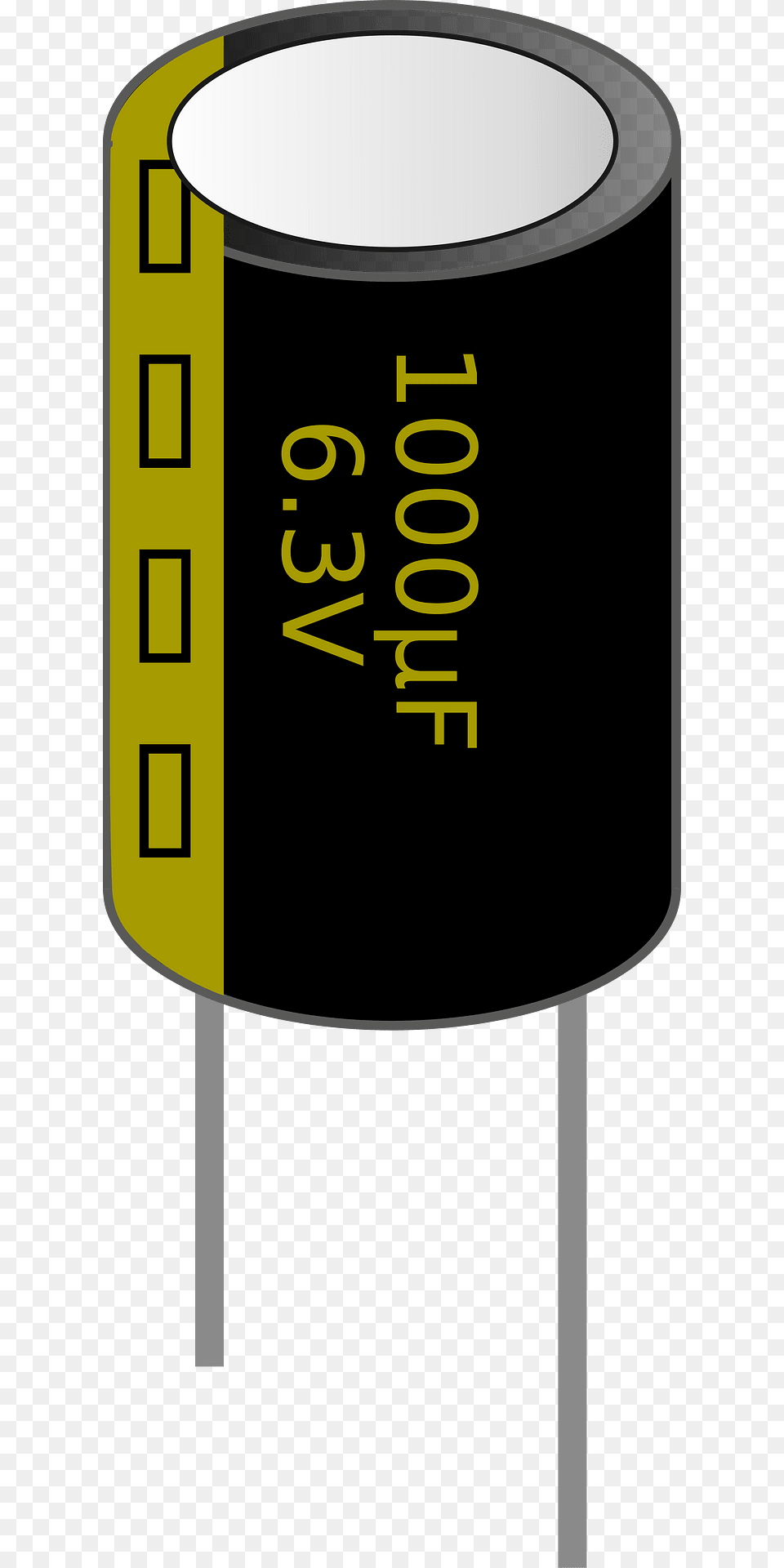 Electrolytic Capacitor Clipart, Electrical Device Png