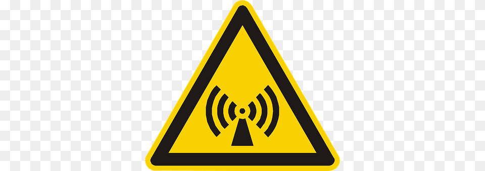 Electromagnetic Field Sign, Symbol, Road Sign Png Image